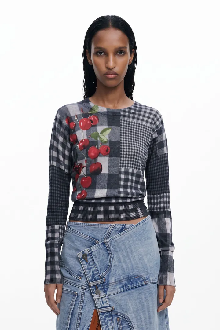 Desigual, Jersey vichy frutas, L