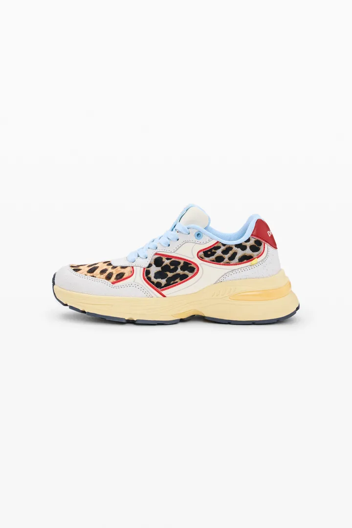 Desigual, Zapatillas runner piel, Mujer, 36