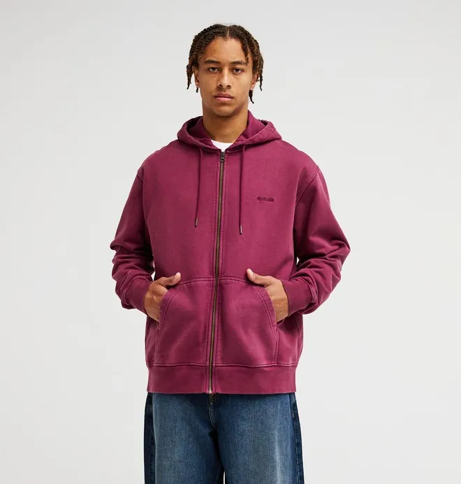 DC Lowcase - Sudadera con capucha Rojo Hombre