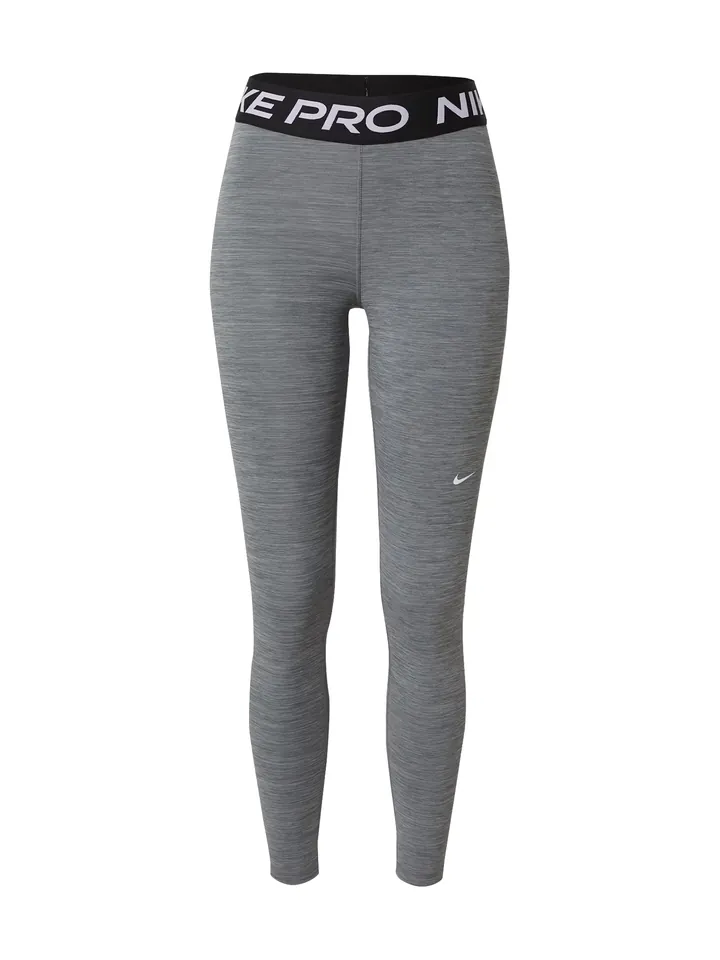 NIKE Pantalón deportivo gris moteado / negro / blanco