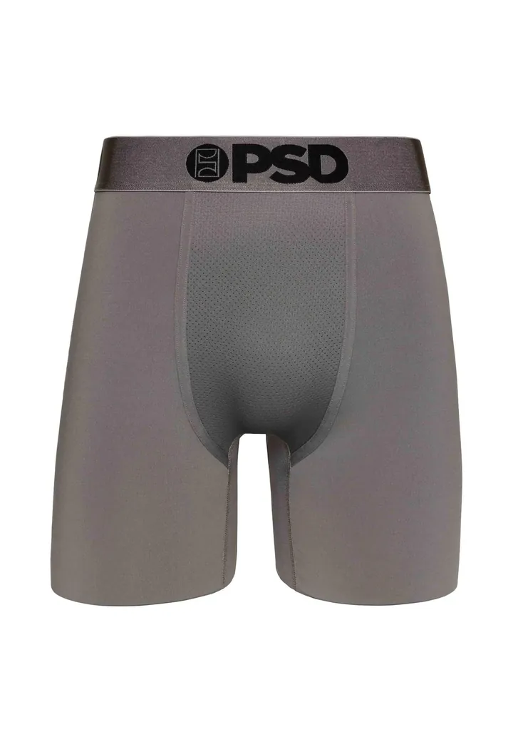 PSD Calzoncillo boxer 'GUN METAL'  gris / negro