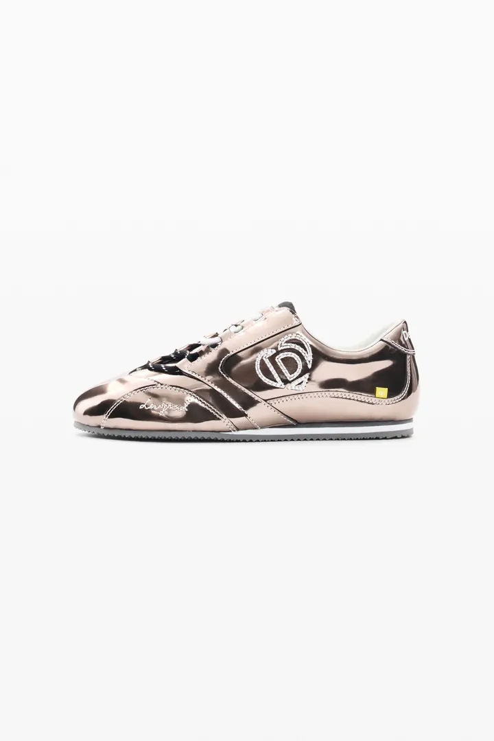 Desigual, zapatillas efecto piel, Mujer, Poliuretano, Negro, 36
