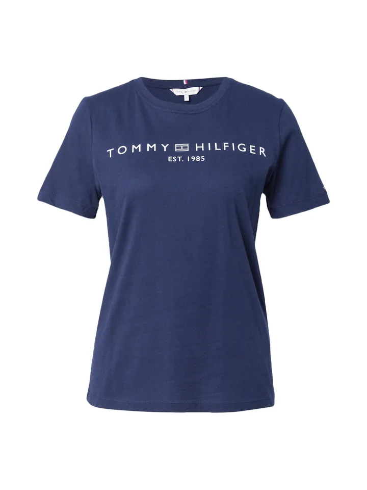 TOMMY HILFIGER Camiseta navy / blanco