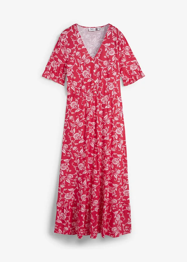 Vestido de punto de viscosa fluida