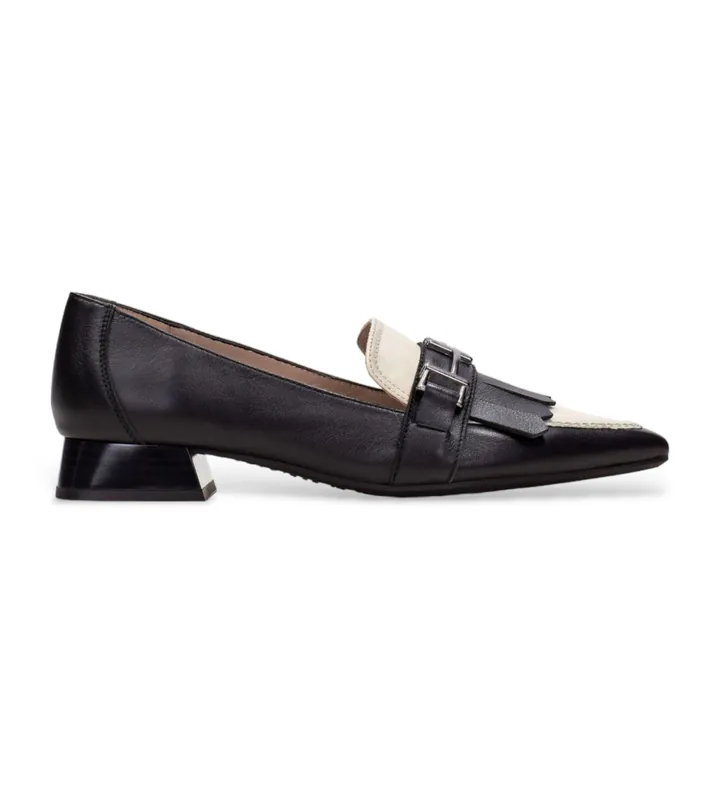 Hispanitas para mujer. CHI243573 Zapatos de piel Menorca negro (36), 1 a 3cm, Ninguno, Casual, Fiesta