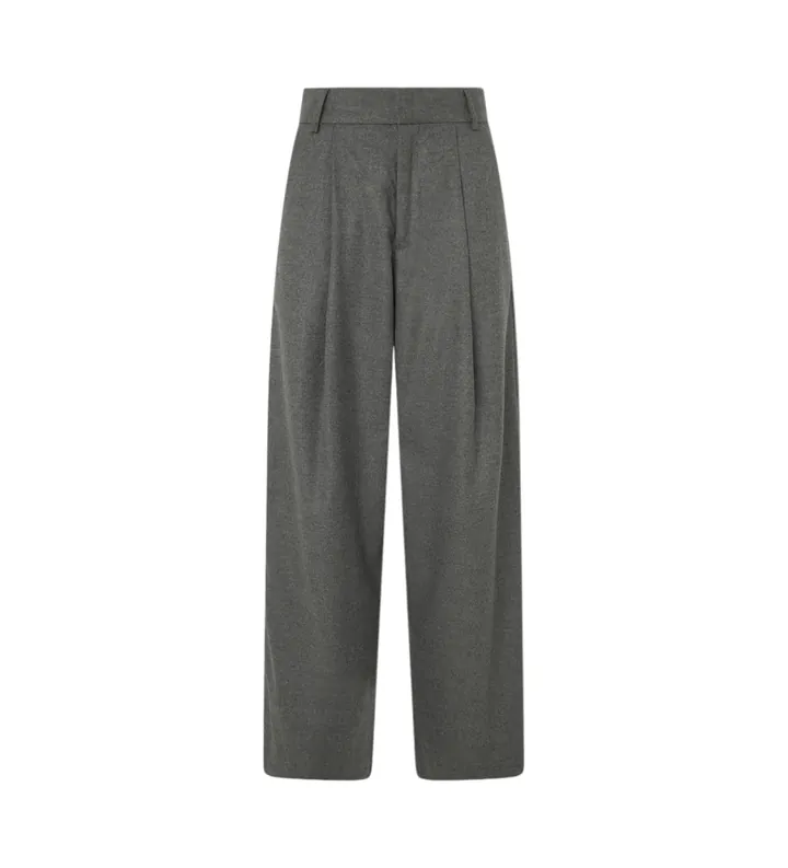 Pepe Jeans para mujer. PL211781 Pantalón recto Demi gris (L), Casual, Poliéster
