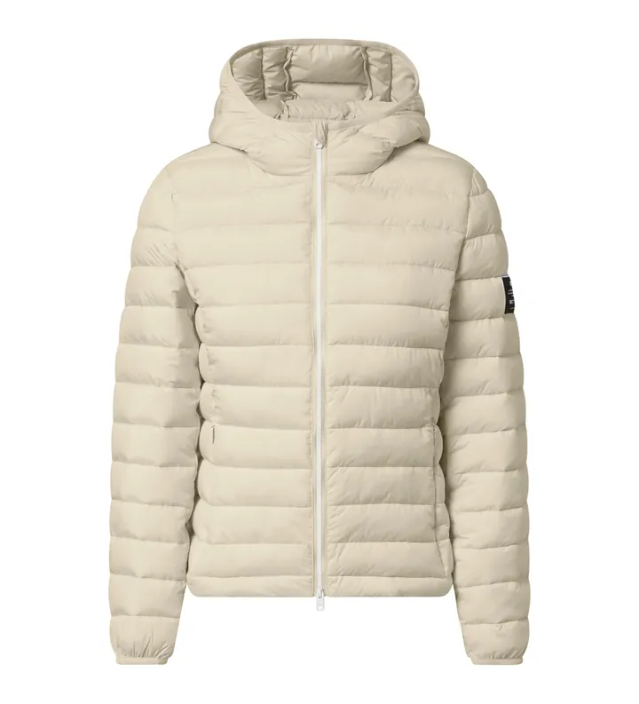 ECOALF para mujer. MCWGAJKATLAN0987S25-223 Chaqueta Atlantic blanco (L), Casual, Poliamida, Sostenible
