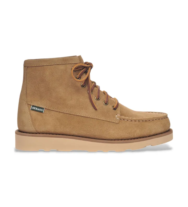 Sebago para hombre. 76111SW Botines de Piel Tala camel (41), Marrón, Plano, Cordones, Casual