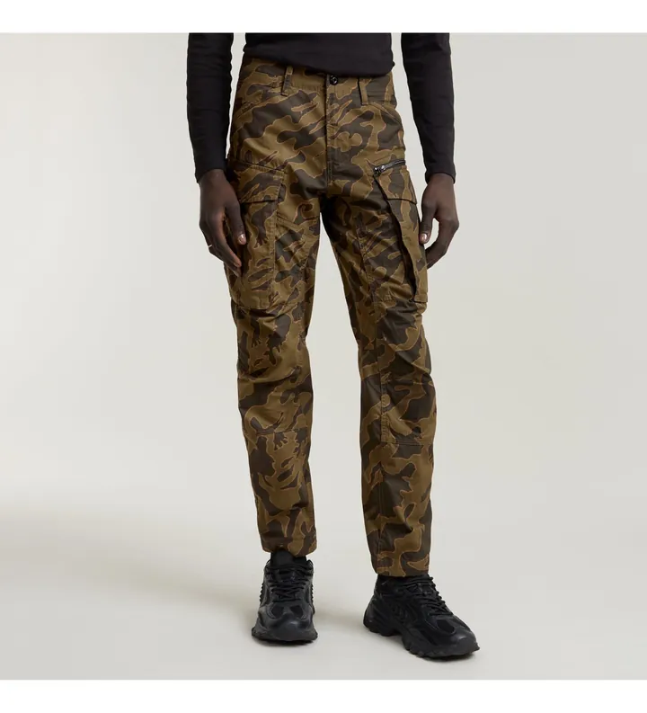 G-Star para hombre. D02190-D553-G739 Pantalón Rovic Zip 3D Regular Tapered verde (38/32), Casual, Algodón