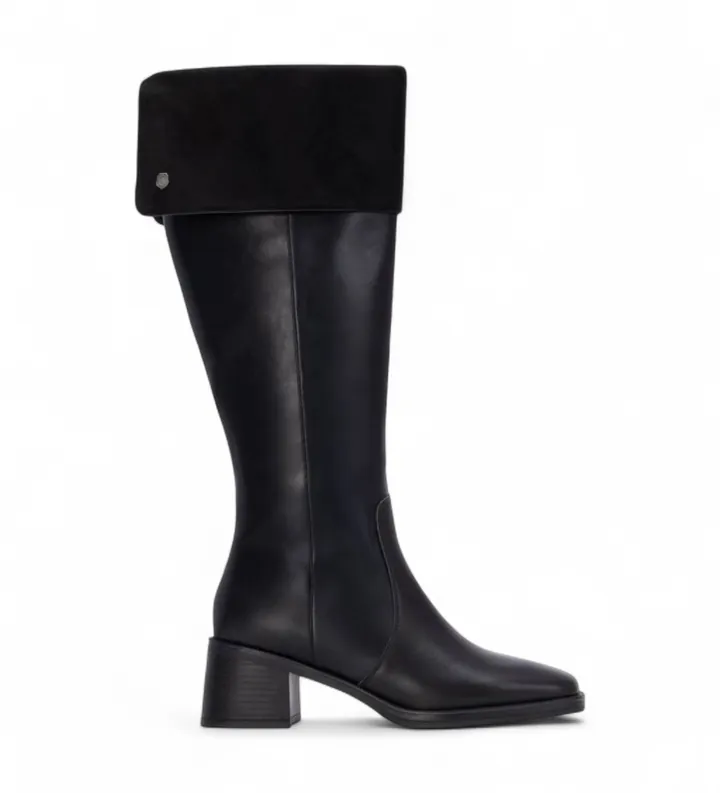 Carmela para mujer. 16269102-NEGRO Botas de Piel 162691 negro (35), 3 a 5cm, Cremallera, Casual, Clásico