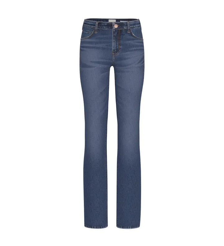 Guess para mujer. W6GA15D1065 Jeans Straight azul (26), Casual, Algodón