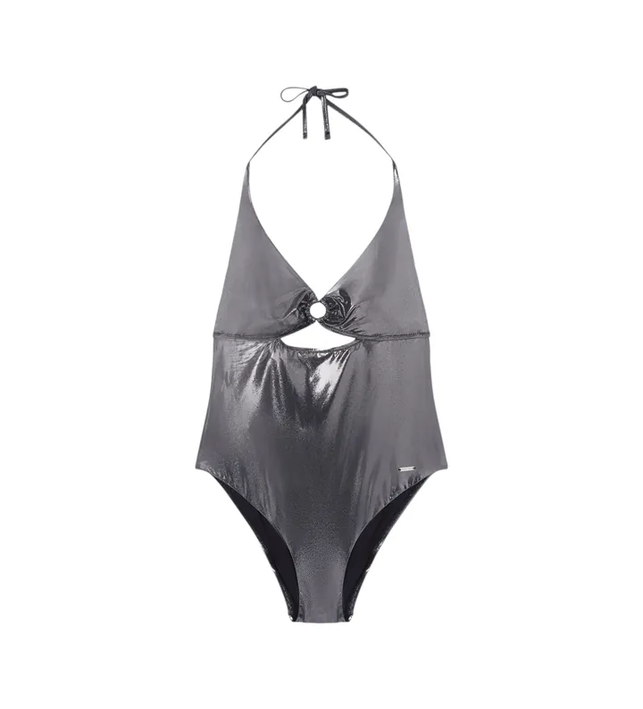 Emporio Armani para mujer. EW003291_AF20256 Bañador Under negro (L), Beachwear, Poliamida