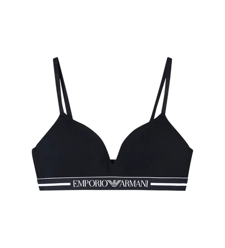 Emporio Armani para mujer. EW000442_AF19023 Sujetador Day negro (L), Homewear, Algodón