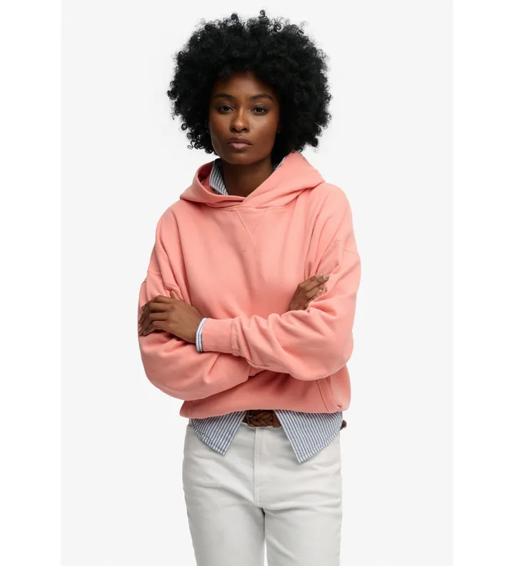Superdry para mujer. W2012542A Sudadera Studios rosa (M), Casual, Algodón