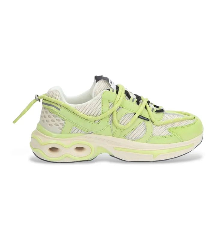 NO NAME para mujer. SNWRMES Zapatillas Willo Runner verde (37), Plano, Cordones, Casual, Deportivo
