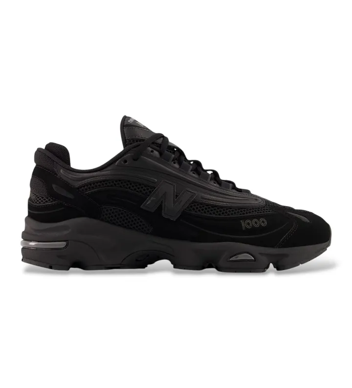 New Balance unisex. M1000V1 Zapatillas 1000 negro (40.5), Plano, Cordones, Casual