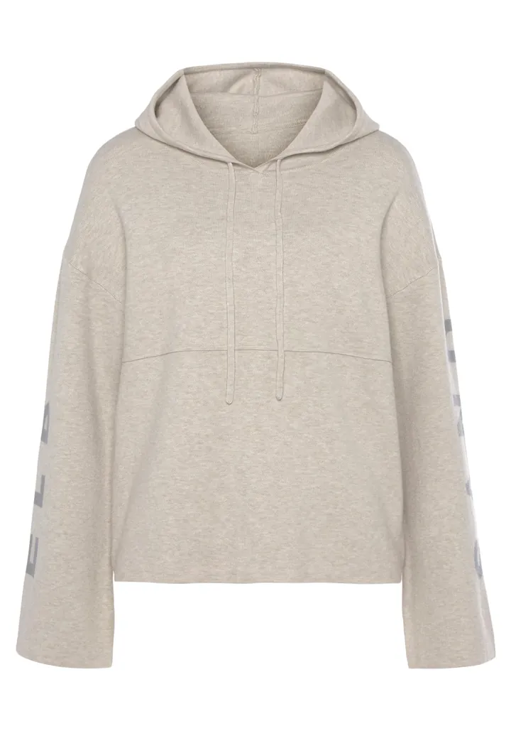 Elbsand Sudadera  beige moteado / gris