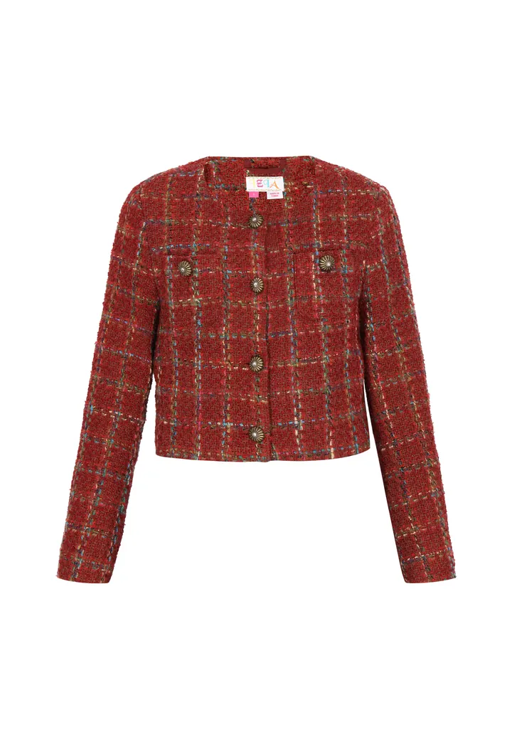 IZIA Blazer capuchino / rojo