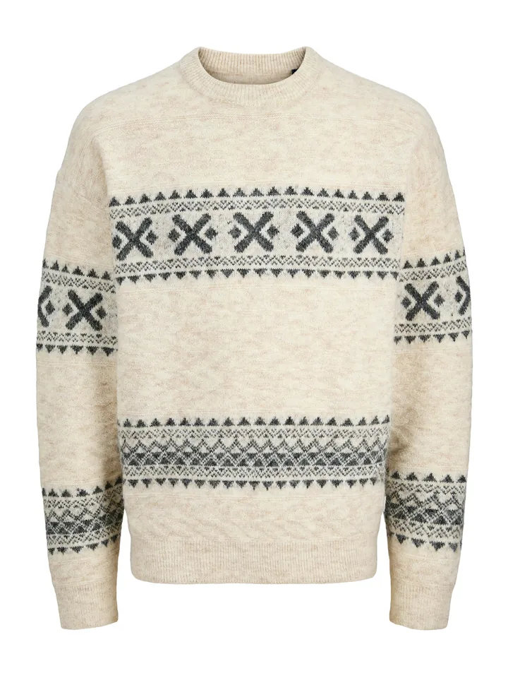 Jack & Jones Premium Jersey 'JPRBLUMAX' taupe / gris oscuro