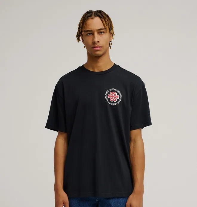 Work Circle - Camiseta de manga corta Negro Hombre
