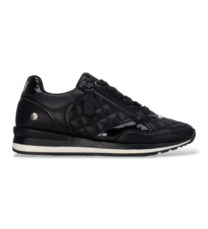 Xti para mujer. 14637101-NEGRO Zapatillas 146371 negro (36), Plano, Cordones, Cremallera, Casual