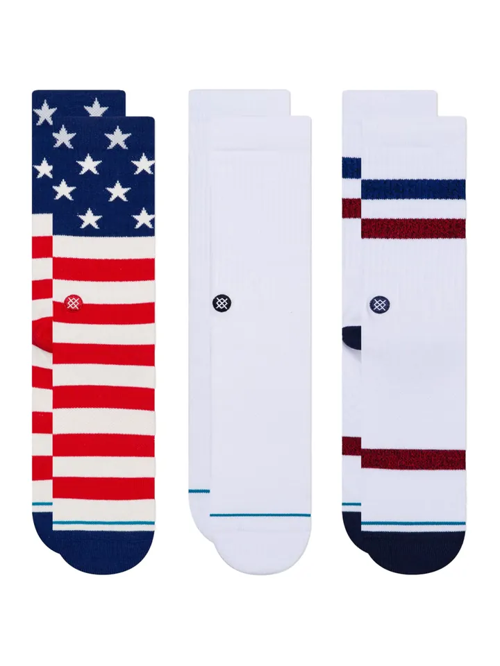 Stance Calcetines  azul oscuro / rojo / blanco