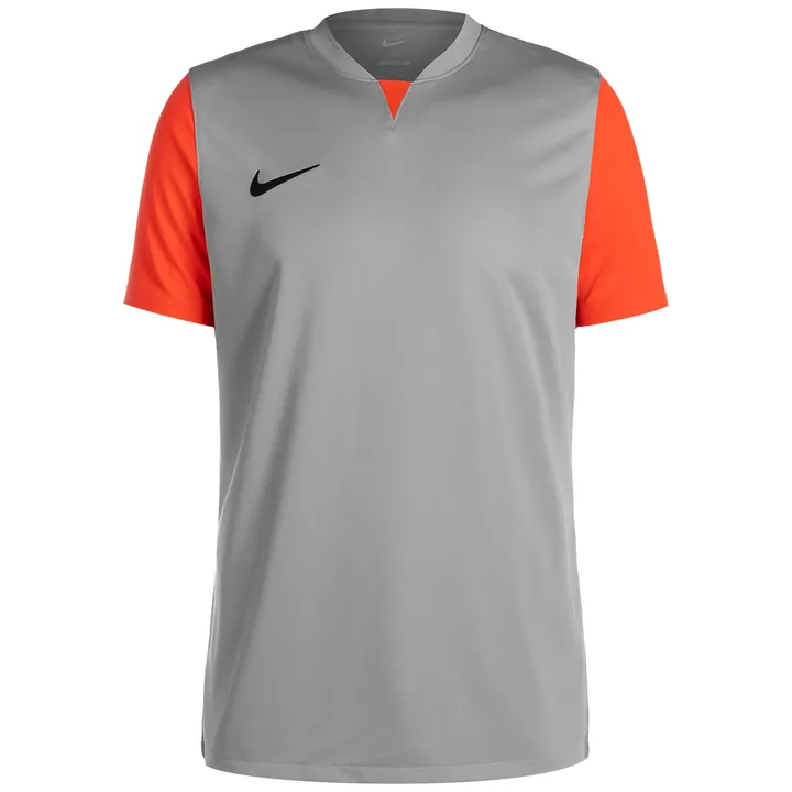 NIKE Camiseta de fútbol 'Trophy V' gris / naranja oscuro