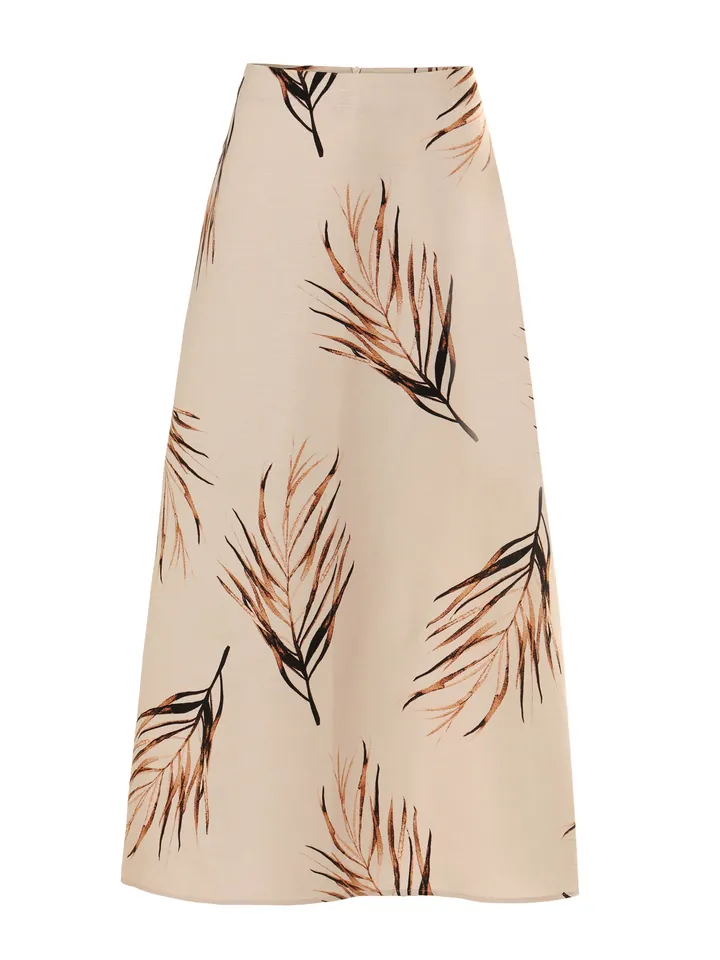 TATUUM Falda beige / marrón