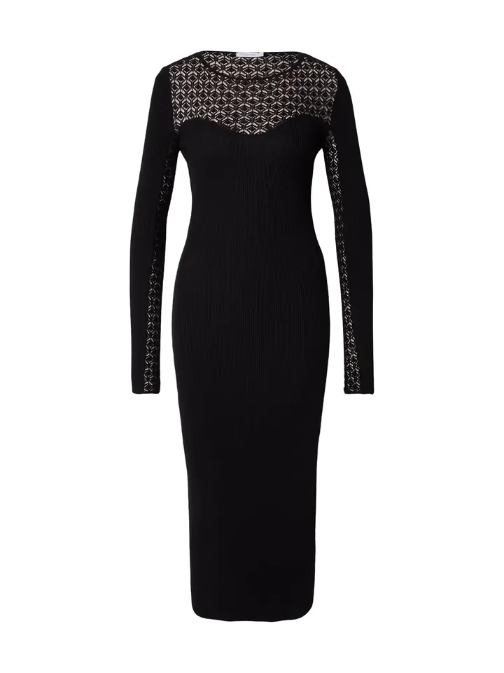PATRIZIA PEPE Vestido de punto  negro