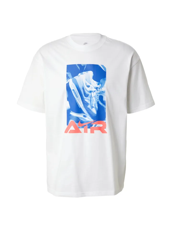 Nike Sportswear Camiseta 'Air' azul / azul claro / naranja / blanco