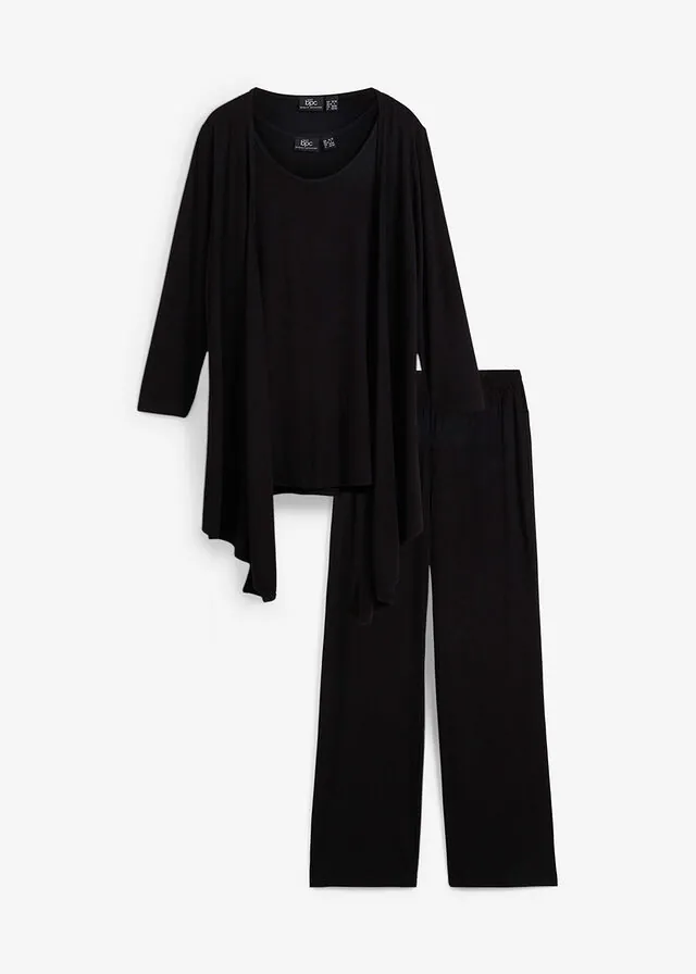 Traje para estar por casa (3 piezas) con viscosa