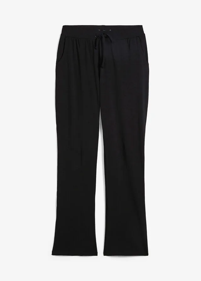 Pantalón de algodón orgánico puro con elástico