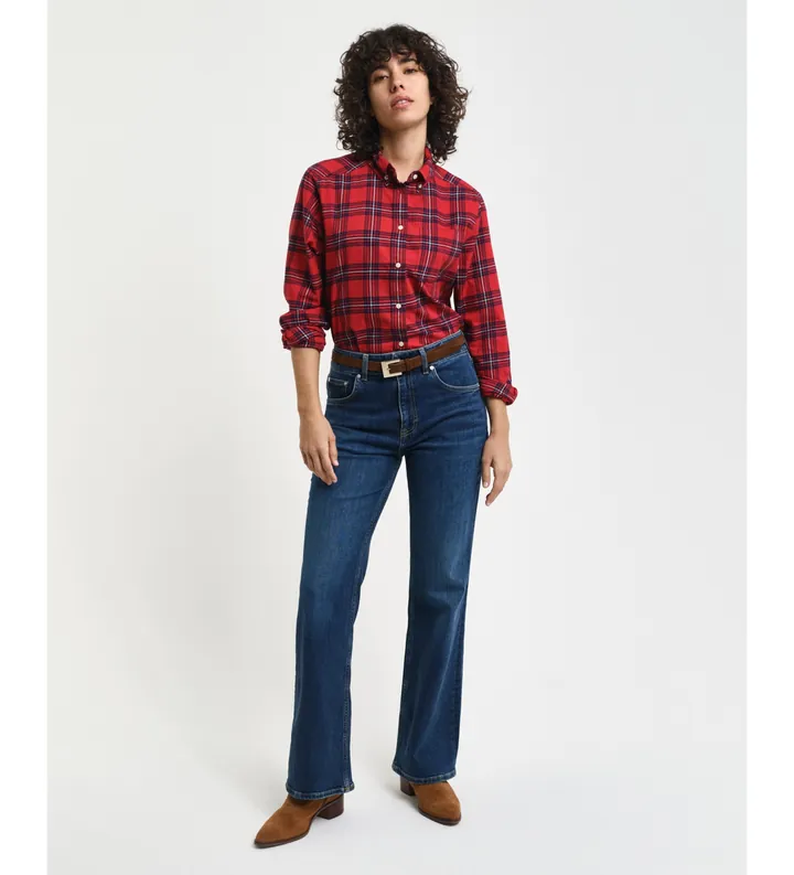 Gant para mujer. 4100237 Jeans Slim Fit acampanados azul (27), Casual, Algodón, Denim