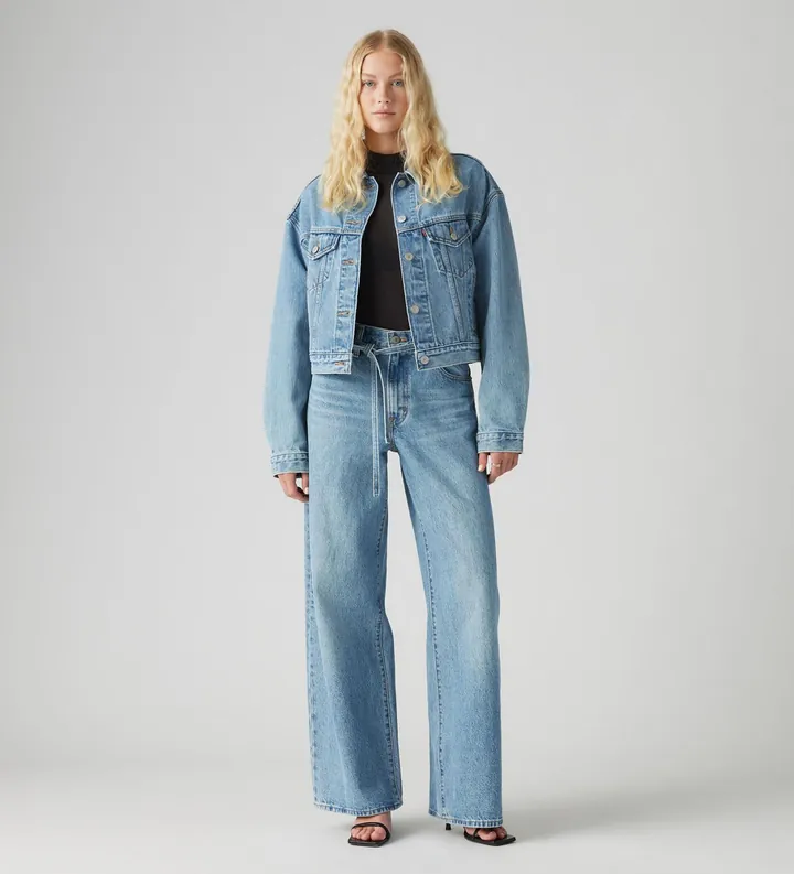 Levi's para mujer. A8701-0004 Jean XL Straight azul (29/29), Casual, Algodón, Denim