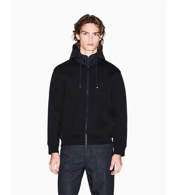 A|X Armani Exchange para hombre. XM001891AF10818UC001 Chaqueta Cremallera negro (L), Casual, Algodón
