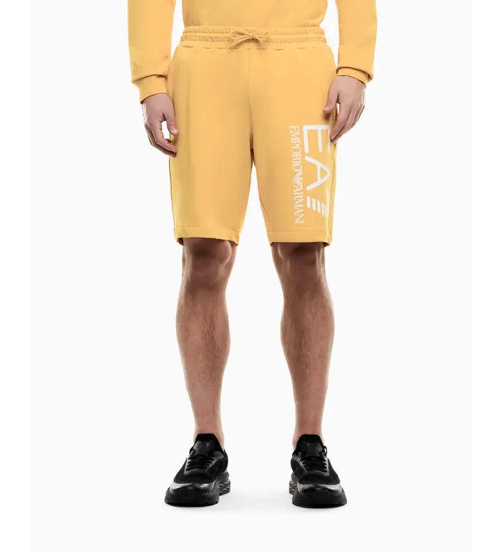 EA7 para hombre. 7M001414_AF22266 Bermudas Core Identity amarillo (L), Casual, Deportivo, Algodón, Mostaza
