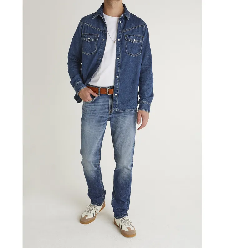 Pepe Jeans para hombre. PM20839585VT Jeans Straight Cash azul (31/32), Casual, Algodón, Denim