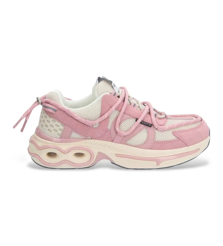 NO NAME para mujer. SNWRMES Zapatillas Willo Runner rosa (36), Plano, Cordones, Casual, Deportivo