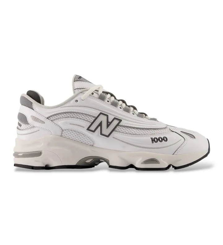 New Balance unisex. M1000V1 Zapatillas 1000 blanco (40.5), Plano, Cordones, Casual