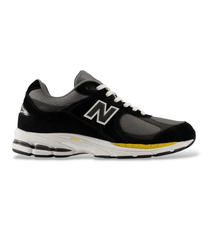 New Balance para hombre. U2002RV1_LI Zapatillas de piel 2002R negro (43), Plano, Ante, Cordones, Casual