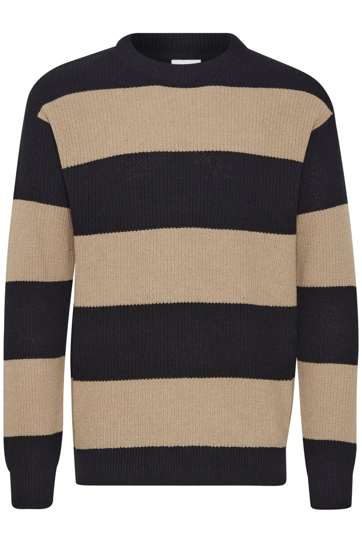 !Solid Jersey beige / negro