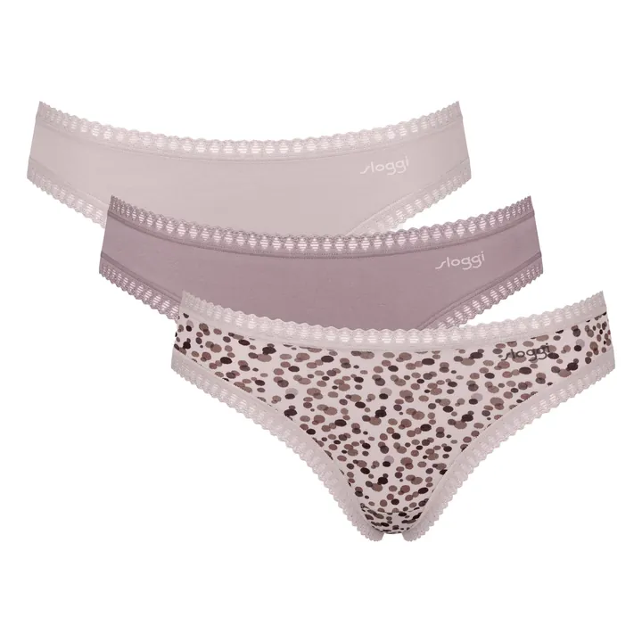 SLOGGI Braga 'Go Crush'  talco / altrosa / negro