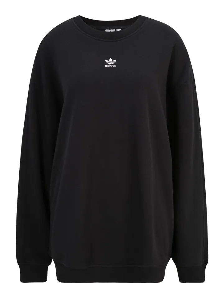 ADIDAS ORIGINALS Sudadera 'Essentials' negro / blanco