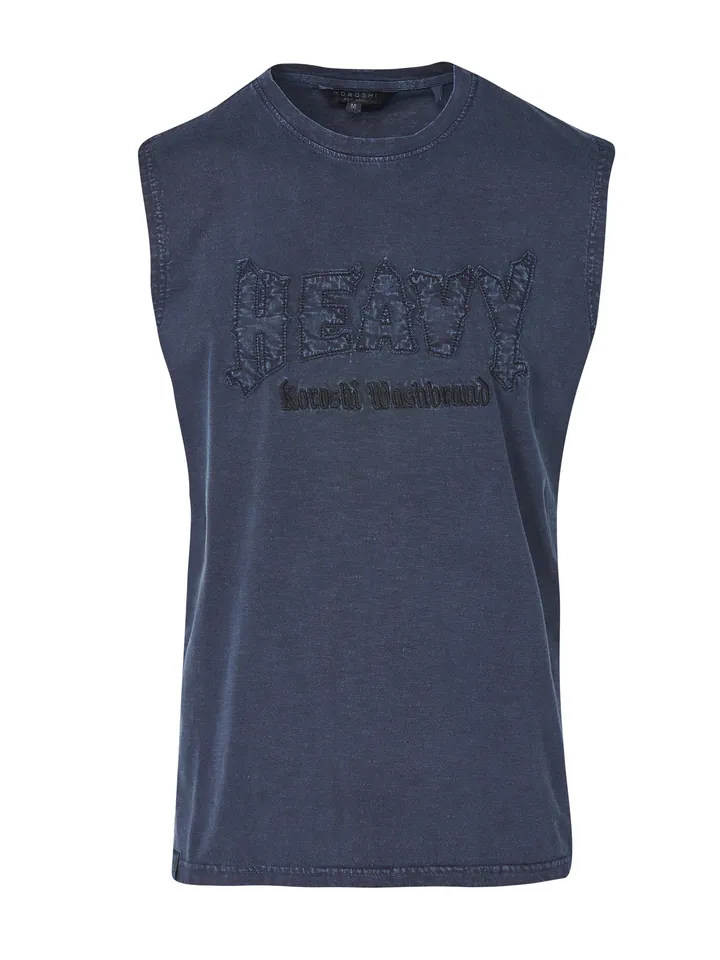 KOROSHI Camiseta navy / negro