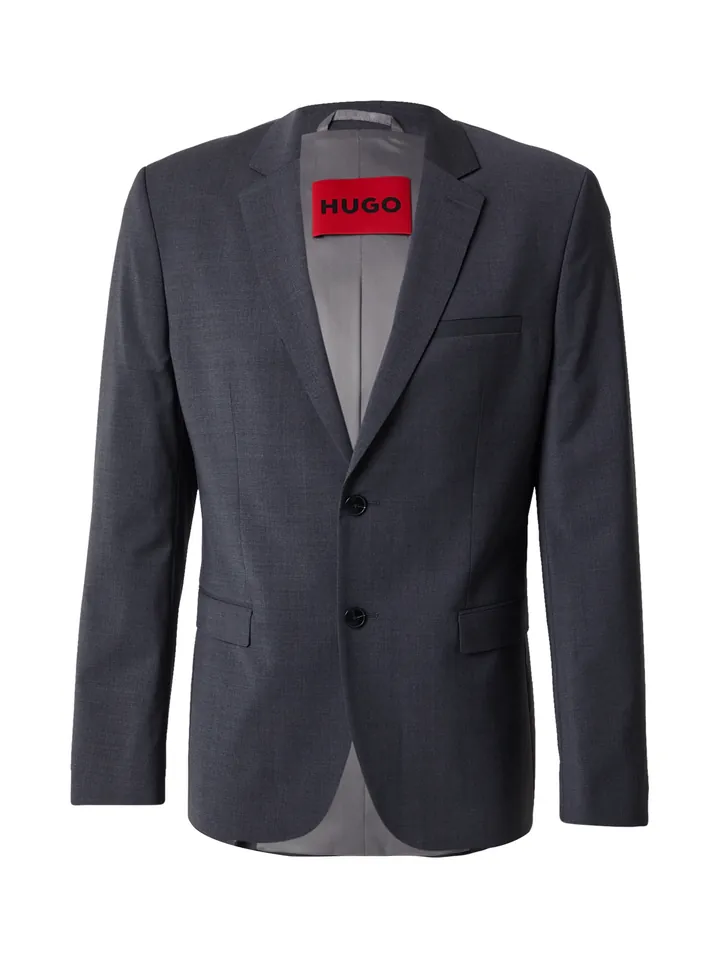 HUGO Chaqueta tipo saco para negocios 'Arti253X-MH' gris oscuro