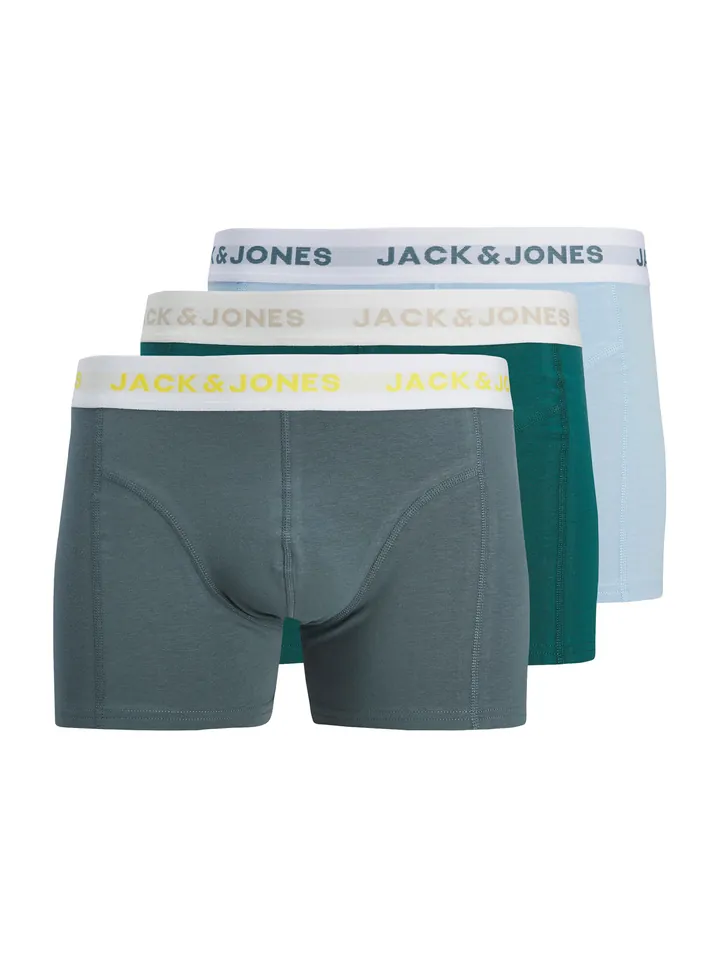 JACK & JONES Calzoncillo boxer 'JACDEAN' zafiro / menta / pino / blanco