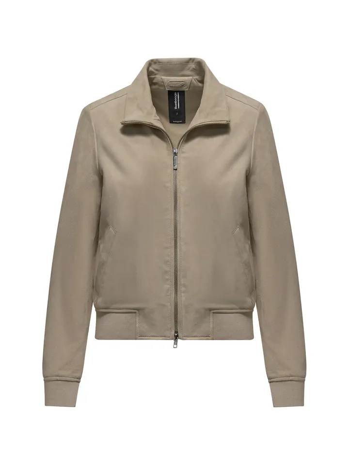 BOMBOOGIE Chaqueta de entretiempo 'Giacca'  beige oscuro