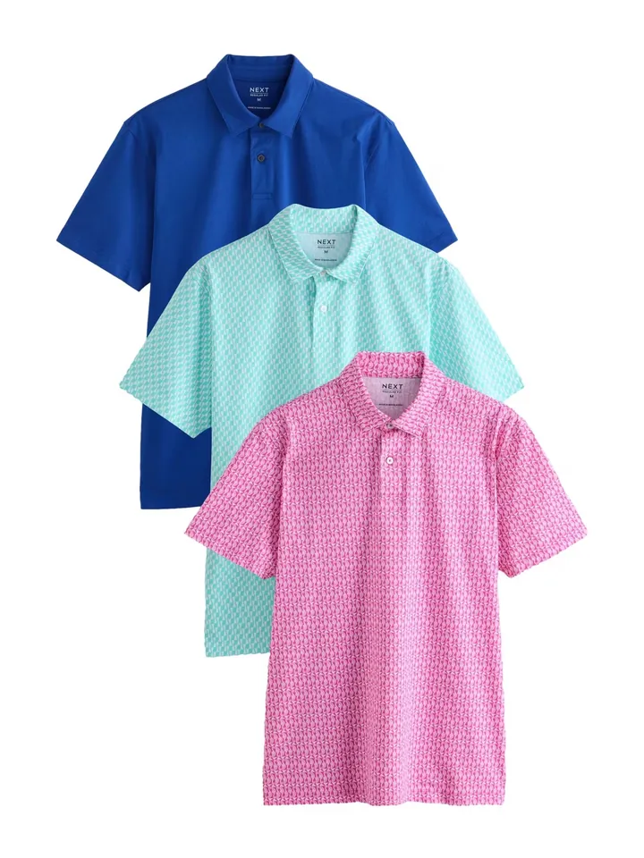 Next Camiseta azul / turquesa / orquidea / blanco