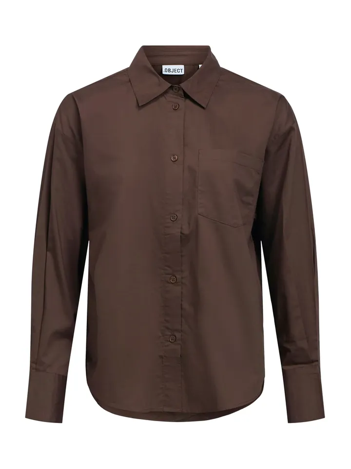 OBJECT Blusa 'OBJZila'  marrón oscuro