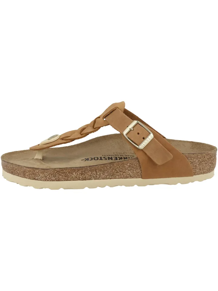 BIRKENSTOCK Sandalias de dedo 'Gizeh' cognac